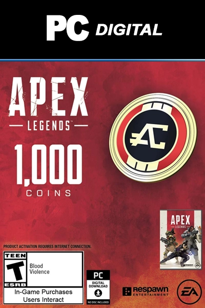 Cheapest Apex Legends 1000 Apex Coins Pc Codes In Usa